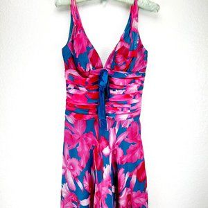 JS Collections Casual Floral Pink Dress size 4